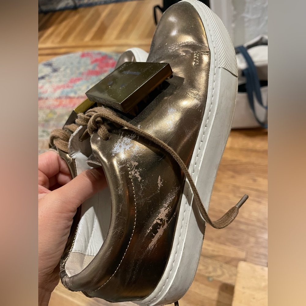 Acne studio golden sneaker - Picture 2 of 3